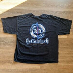 Hellanbach Inc. lightning tee with back hit Size XXL‎